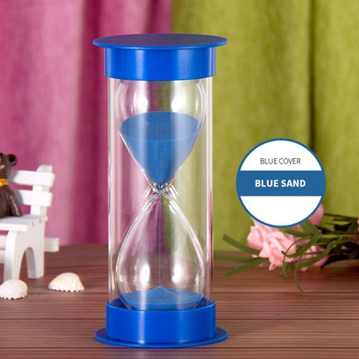 Smėlio laikrodžio rinkinys 5/10/15/20/30/45/60 minučių Kūrybiniai namai Chronografo papuošalai Plastikiniai saugai smėlio laikrodžiai Smėlio laikrodis vaikams