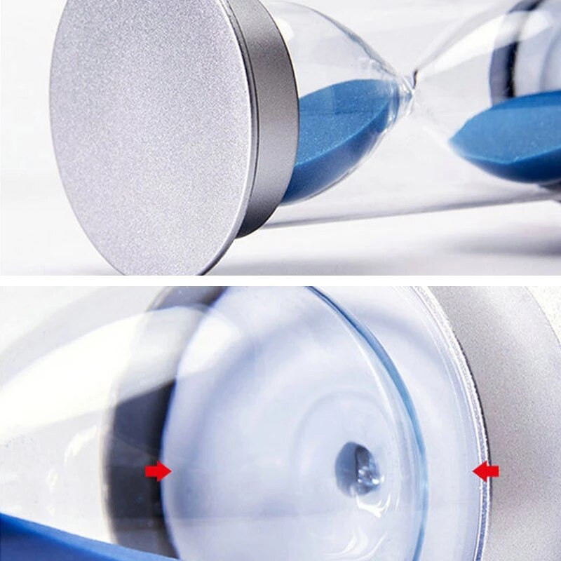 Smėlio laikrodžio rinkinys 5/10/15/20/30/45/60 minučių Kūrybiniai namai Chronografo papuošalai Plastikiniai saugai smėlio laikrodžiai Smėlio laikrodis vaikams