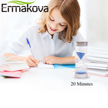 ERMAKOVA 15/20 /30 Minutes Πολύχρωμο ρολόι άμμου, στεγανό, χρονοδιακόπτη άμμου Sandglass Safe Κλεψύδρα Βούρτσισμα για παιδιά, Σχολικές Εργασίες