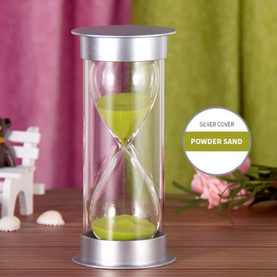 Smėlio laikrodžio rinkinys 5/10/15/20/30/45/60 Minutes Nordic Creative Home Chronografas Papuošalai Plastikiniai saugai Nenuleidžiami smėlio laikrodžiai Dovanos