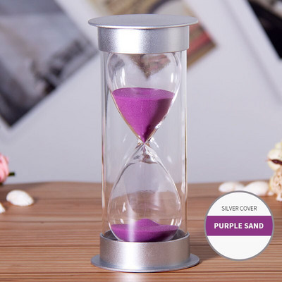 Smėlio laikrodžio rinkinys 5/10/15/20/30/45/60 Minutes Nordic Creative Home Chronografas Papuošalai Plastikiniai saugai Nenuleidžiami smėlio laikrodžiai Dovanos