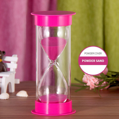 Smėlio laikrodžio rinkinys 5/10/15/20/30/45/60 Minutes Nordic Creative Home Chronografas Papuošalai Plastikiniai saugai Nenuleidžiami smėlio laikrodžiai Dovanos