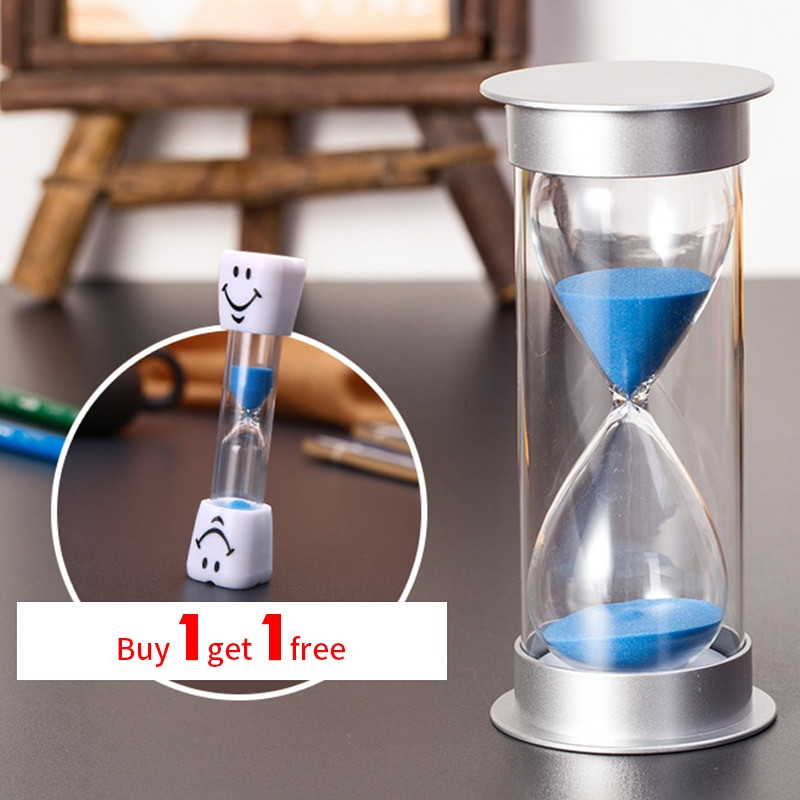 Smėlio laikrodžio rinkinys 5/10/15/20/30/45/60 Minutes Nordic Creative Home Chronografas Papuošalai Plastikiniai saugai Nenuleidžiami smėlio laikrodžiai Dovanos