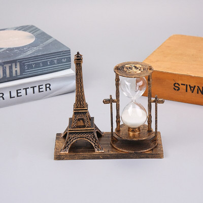 Vintage pješčani sat, pješčani sat, drveni pješčani sat, pješčani sat, retro vrijeme, dnevna soba, uredski stol, ukrasi, rukotvorine