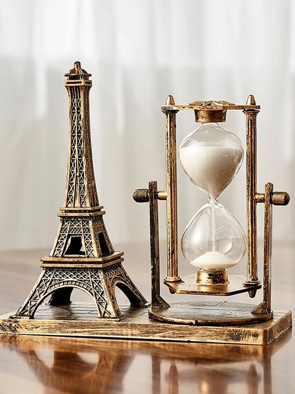 Vintage pješčani sat, pješčani sat, drveni pješčani sat, pješčani sat, retro vrijeme, dnevna soba, uredski stol, ukrasi, rukotvorine