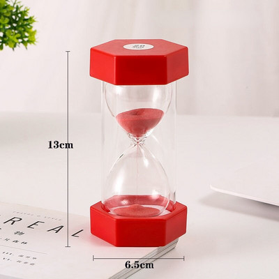 Smėlio laikrodis 30 minučių smėlio laikrodis laikrodis plastikinis smėlio stiklas 60 minučių 15 20 laikas Namų dekoravimo priedai Dovanos vaikams
