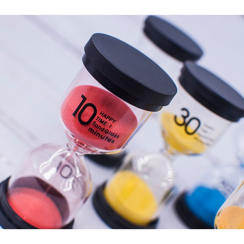 5/10/15/30 minuta satno staklo s pješčanim satom s pješčanim satom pješčanim satom s pješčanim satom za kuhanje sat za djecu Poklon s timerom za tuširanje Uređenje doma