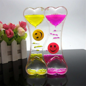 Liquid Hourglasses Dynamic Transparent Oil Drop Timer Κλεψύδρα Διακόσμηση για Αξεσουάρ σπιτιού Liquid Timer Liquid Hourglass
