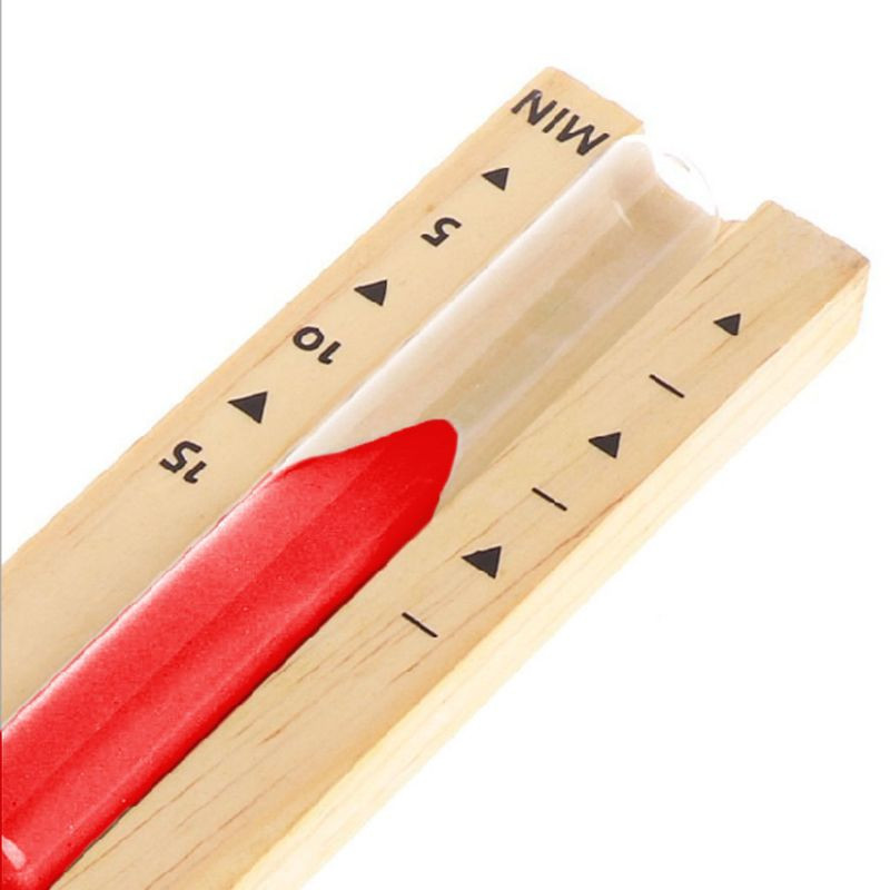 Sauna din lemn Clepsidra Montata pe perete Rotativa 15 minute Ceas din sticlă de nisip Timer Drop Ship