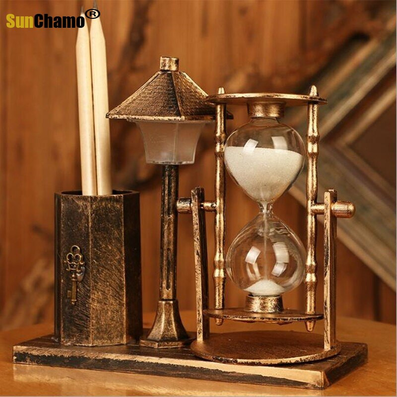 Senovinis smėlio laikrodis namų darbalaukio dekoras Studentams nakties šviesos suvenyrai Gimtadienio dovanos vaikams Smėlio stiklas smėlio laikrodis Virtuvės laikmatis