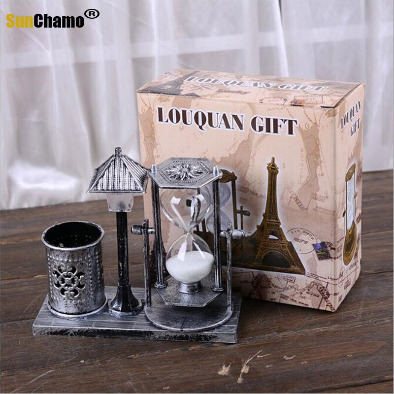 Senovinis smėlio laikrodis namų darbalaukio dekoras Studentams nakties šviesos suvenyrai Gimtadienio dovanos vaikams Smėlio stiklas smėlio laikrodis Virtuvės laikmatis