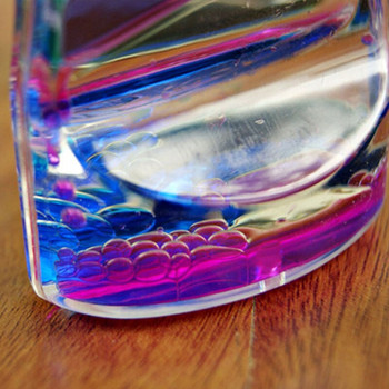 Liquid Hourglass Timer Liquid Movement Visual Ultra-Thin Liquid Oil Ακρυλικό χρονοδιακόπτη κλεψύδρας Ρολόι Παιχνίδι Δώρο Διακόσμηση σπιτιού