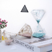 1 perc Homokóra óra Modern design Dekoráció Díszek Lány Születésnapi Ajándék Homokóra Homok Homokóra