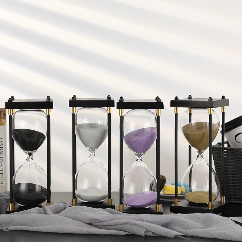 Kūrybiškas retro stiliaus smėlio laikrodis mini laikmatis Smėlio laikrodžio dekoratyvinis ornamentas gimtadienio dovana Svetainė Miegamasis Rašomojo stalo laikas Smėlio laikrodžio laikmatis