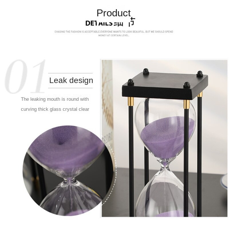 Kūrybiškas retro stiliaus smėlio laikrodis mini laikmatis Smėlio laikrodžio dekoratyvinis ornamentas gimtadienio dovana Svetainė Miegamasis Rašomojo stalo laikas Smėlio laikrodžio laikmatis