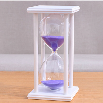Medinis smėlio stiklas Smėlio laikrodis 45/60 minučių 20,5*10*10 Atgalinės atskaitos laikmatis Laikrodis Kalėdų gimtadienio dovana Namų dekoravimas Reloj De Arena
