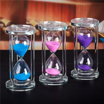 Creative Glass Κλεψύδρα Sandglass Timer Children Time Toys Δώρο Διακόσμηση σπιτιού 15 λεπτά Κλεψύδρα Οικιακά Στολίδια