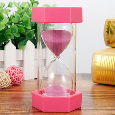 5/10/15/20/30 λεπτά Sandglass Sand Clock Egg Timer Kitchen Supplies Kid Game Gift C1