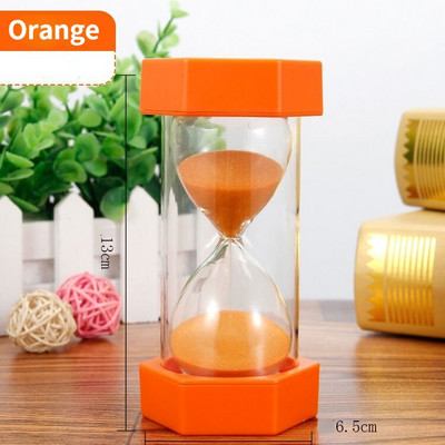 Cronometru de nisip galben clepsidra 5 15 20 30 45 60 de minute ceas de nisip ceas din plastic din sticlă de nisip cronometrare duș decor pentru copii cadouri
