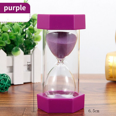 Cronometru de nisip galben clepsidra 5 15 20 30 45 60 de minute ceas de nisip ceas din plastic din sticlă de nisip cronometrare duș decor pentru copii cadouri