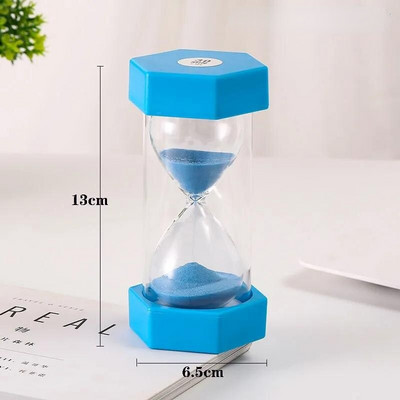 Cronometru de nisip galben clepsidra 5 15 20 30 45 60 de minute ceas de nisip ceas din plastic din sticlă de nisip cronometrare duș decor pentru copii cadouri
