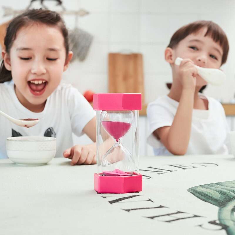 Cronometru de nisip galben clepsidra 5 15 20 30 45 60 de minute ceas de nisip ceas din plastic din sticlă de nisip cronometrare duș decor pentru copii cadouri