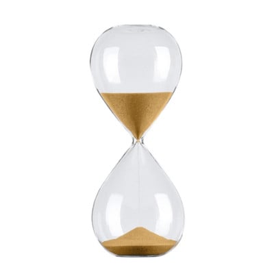 Cronometru clepsidra de 5/30/60 de minute Instrument de gestionare a timpului pentru decorarea casei Personalitate creativă Ornamente de clepsidra din sticlă Cadouri