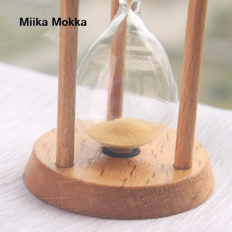 Kūrybingas medinis smėlio laikrodis 3/5 minutės smėlio laikrodis smėlio stiklas vaikiškas dantų šepetėlio laikmatis Valandinis stiklas Namų dekoravimo dovana vaikams gimtadienio proga