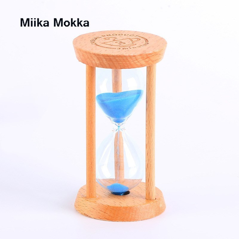 Kūrybingas medinis smėlio laikrodis 3/5 minutės smėlio laikrodis smėlio stiklas vaikiškas dantų šepetėlio laikmatis Valandinis stiklas Namų dekoravimo dovana vaikams gimtadienio proga