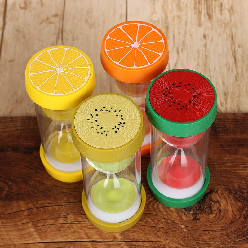 Vaisių smėlio laikrodis Creative Gift stiklas skaidrus 5/10/15/30/45/60 minučių laikmatis smėlis Nesandari baldų gaminiai