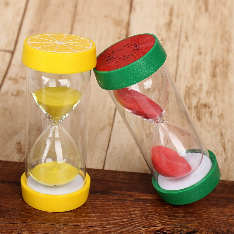 Vaisių smėlio laikrodis Creative Gift stiklas skaidrus 5/10/15/30/45/60 minučių laikmatis smėlis Nesandari baldų gaminiai