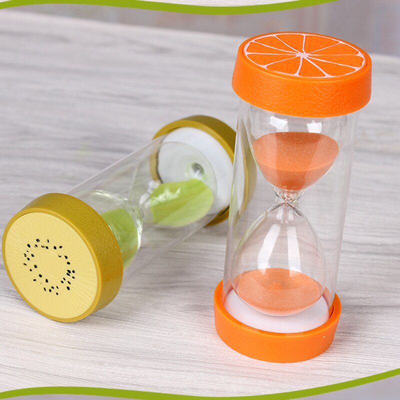 Vaisių smėlio laikrodis Creative Gift stiklas skaidrus 5/10/15/30/45/60 minučių laikmatis smėlis Nesandari baldų gaminiai