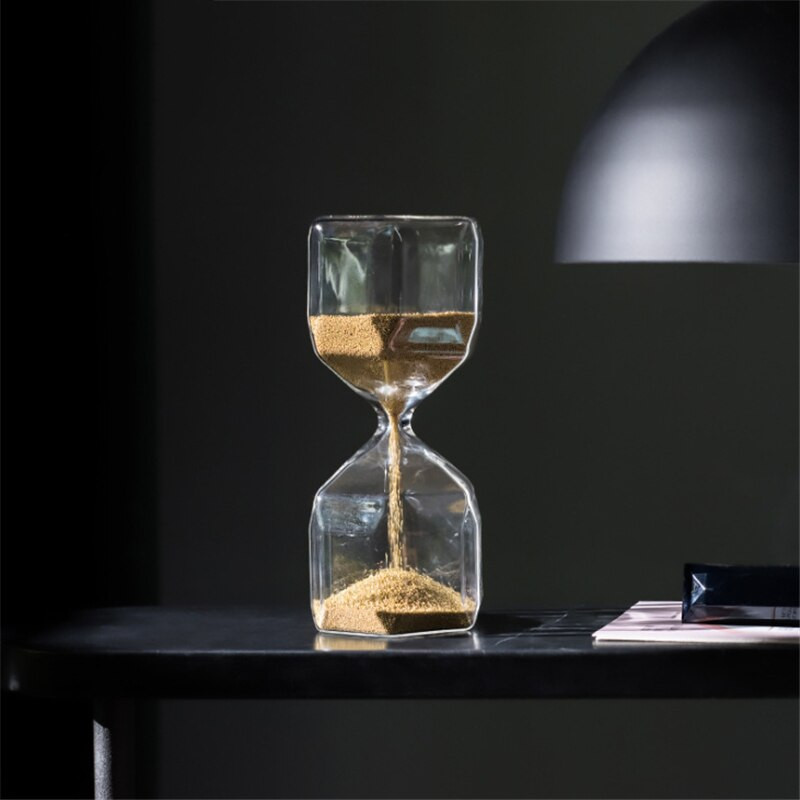 Nordic Simple Sand Homokóra Időzítők Hálószoba Tanulmány Iroda Hotel Nappali Modern dekoráció Üveg Kiegészítők Kézműves Dísz