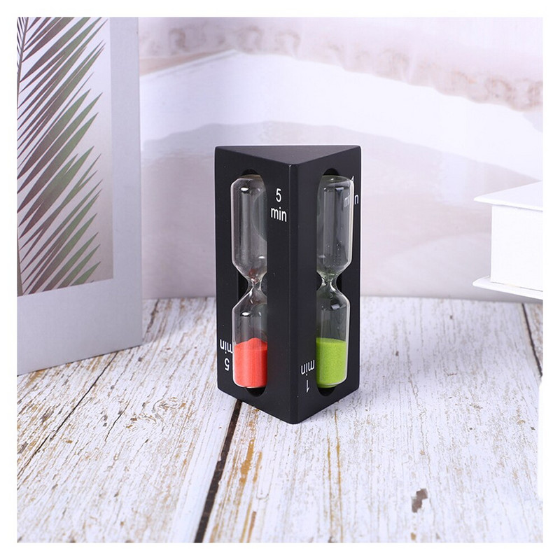 Clepsidra 3 în 1, cadru din lemn, cronometru cu nisip, 1/3/5 minute, ceas cu nisip, decor pentru acasă, cadou pentru ziua de zi de naștere, ceas, clepsidra, ornament pentru artizanat