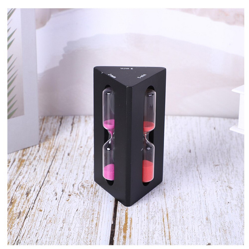 Clepsidra 3 în 1, cadru din lemn, cronometru cu nisip, 1/3/5 minute, ceas cu nisip, decor pentru acasă, cadou pentru ziua de zi de naștere, ceas, clepsidra, ornament pentru artizanat