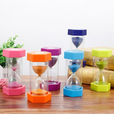 5/10/15/20/30min Sandglass Hourglass Sand Clock Egg Kitchen Timer Hourglass Timer Quicksand Bottle Ornament For Kitchen