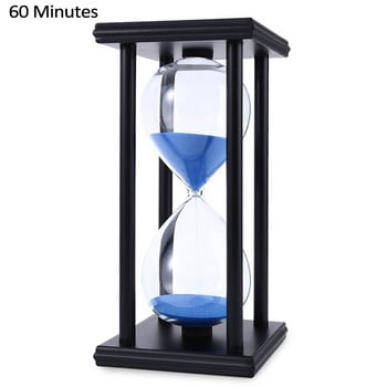 30/60 Minutes Κλεψύδρα Sand Timer Κουζίνα Σχολείο Μοντέρνα Ξύλινη Ώρα Γυαλί Sandglass Sand Ρολόι Τσάι Χρονοδιακόπτες Διακόσμηση σπιτιού Δώρο