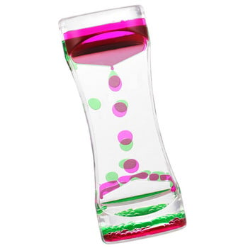 Liquid Timer Motion Sensory Toys Bubbler Desktop Bubble Desk Water Sand Timers Διακοσμητικό φωτιστικό Sandglass Καινοτομία Perpetual Bead