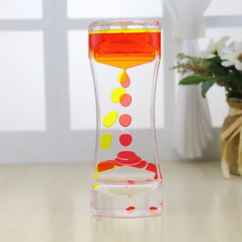 Liquid Timer Motion Sensory Toys Bubbler Desktop Bubble Desk Water Sand Timers Διακοσμητικό φωτιστικό Sandglass Καινοτομία Perpetual Bead