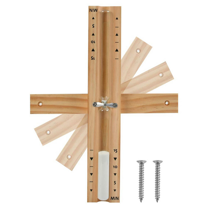 Medinės pirties smėlio laikrodis, montuojamas ant sienos, besisukantis 15 minučių smėlio stiklinis laikrodis, balto smėlio laikmatis, skirtas namų parduotuvei naudoti kūrybiškai dekoruoti