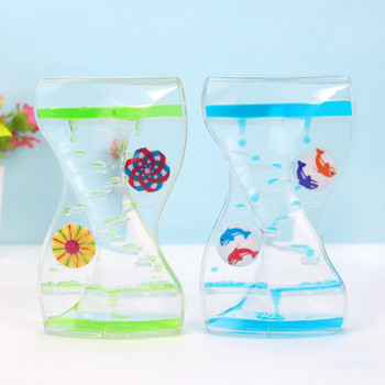 Timer Moving Drip Oil Κλεψύδρα Liquid Bubble Kids Toy Διακόσμηση γραφείου σπιτιού