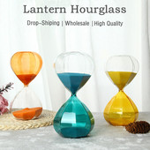30 minučių Žibintas Smėlio laikrodis Dviejų spalvų stiklas Laiko valdymo įrankis Namų biuro stalo spintelė Smėlio laikrodis amatų papuošalai