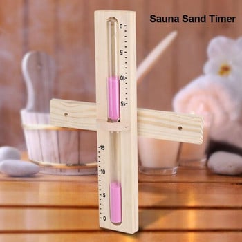 Creative 15 Minutes Sauna Room Sand Clock Timer Ρολόι Χρονοδιακόπτης τοίχου Κλεψύδρα με Pink Sands Kum Saati Δώρα Διακόσμηση γραφείου σπιτιού