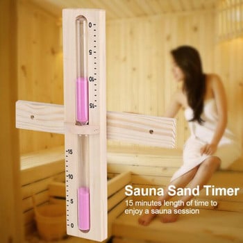 Creative 15 Minutes Sauna Room Sand Clock Timer Ρολόι Χρονοδιακόπτης τοίχου Κλεψύδρα με Pink Sands Kum Saati Δώρα Διακόσμηση γραφείου σπιτιού