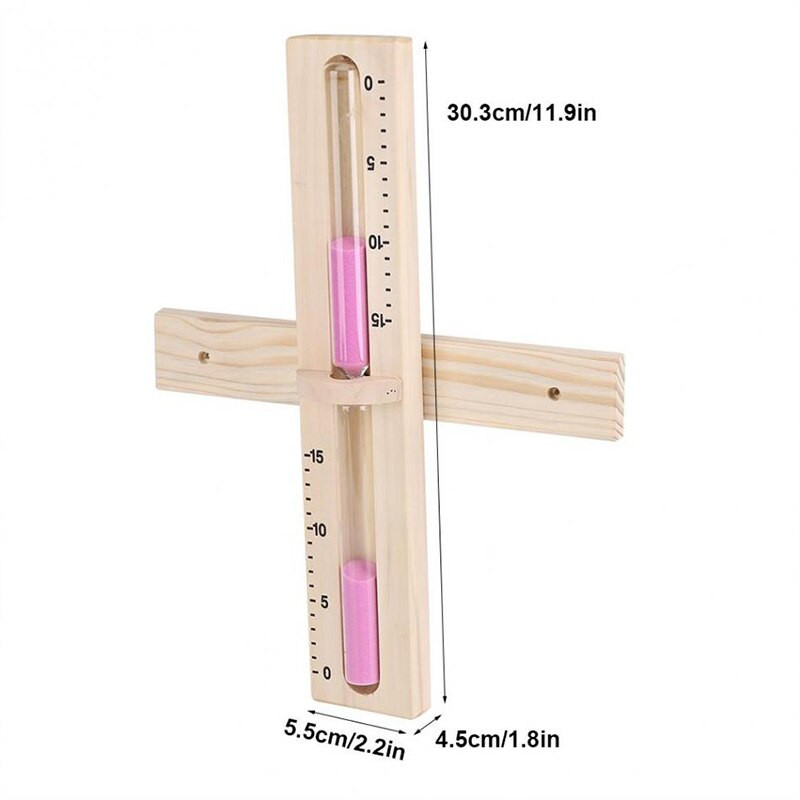 Kreatív 15 perces szauna szoba Homokóra időzítő óra Fali időzítő Homokóra rózsaszín homokkal Kum Saati Ajándékok Otthoni irodai dekoráció