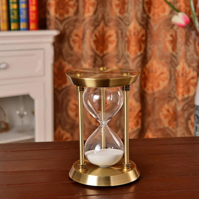 Új osztálytárs barátok legjobb ajándék Retro stílusú arany ezüst fém homokóra 15 30 perc