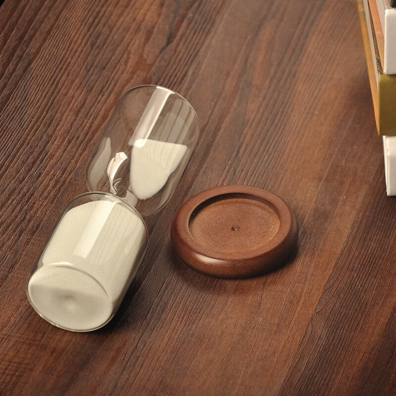 30 perces üveg homokóra Kreatív ajándékok Esküvői Házavató Ajándék Otthoni Kiegészítők Dekoráció Időzítő Háztartási cikkek Nappali