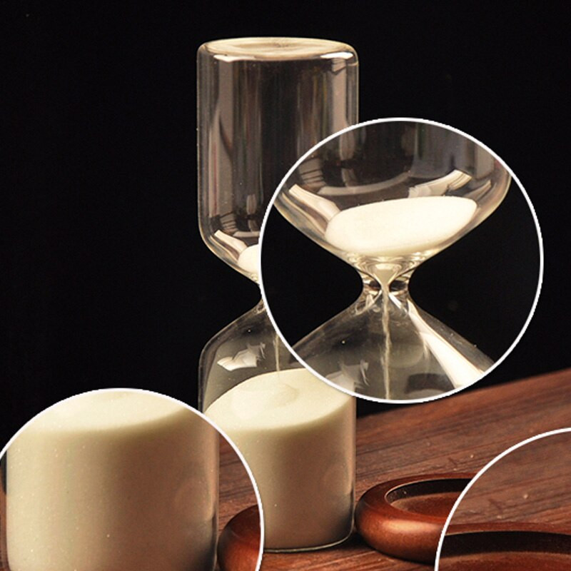 30 perces üveg homokóra Kreatív ajándékok Esküvői Házavató Ajándék Otthoni Kiegészítők Dekoráció Időzítő Háztartási cikkek Nappali