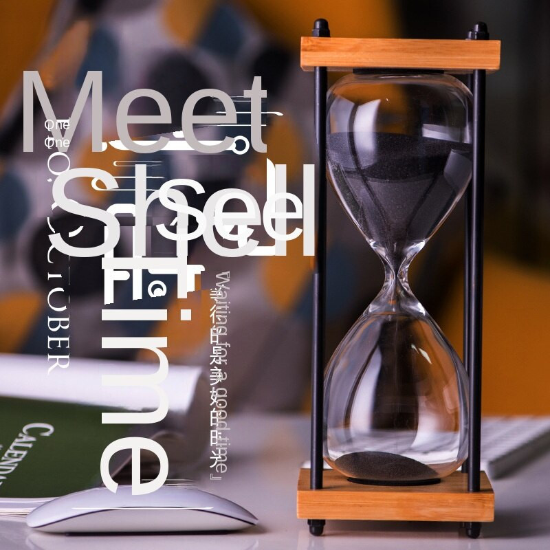 Mini cronometru clepsidră retro creativ Ornament decorativ de clepsidră Cadou de aniversare Camera de zi Dormitor Birou Cronometru clepsidra