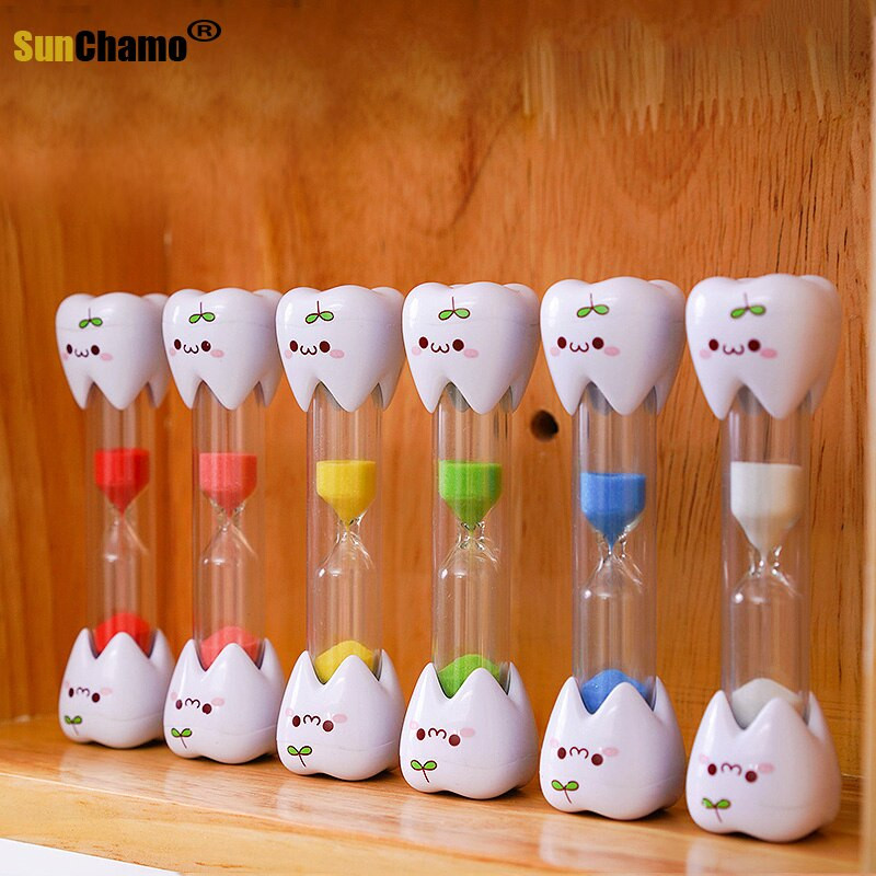 Noua cronometru pentru clepsidra pentru periaj de dinti pentru copii, desene animate dragute, 3 minute, cadou creativ, decorare pentru casa, clepsidra, cronometre cu nisip, decor